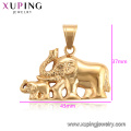 34203 XUPING colgante de elefante animal elefante plateado oro neutral